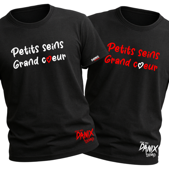 Tshirt Petits Seins Grand Coeur [DANIX CENSORED]